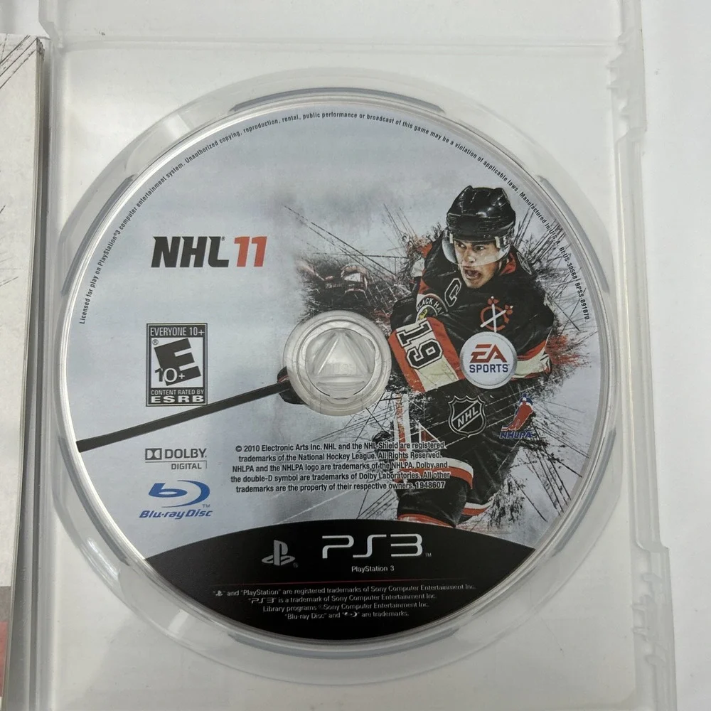 NHL 11 & NHL 12 (Sony PlayStation 3, 2011) PS3 - Lot of 2 Games - with Manual
